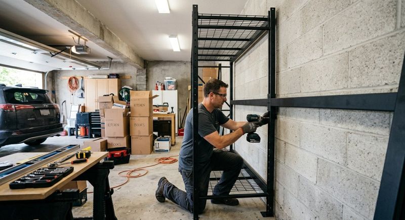 Garage Tool Rack Installation in Bethesda, MD