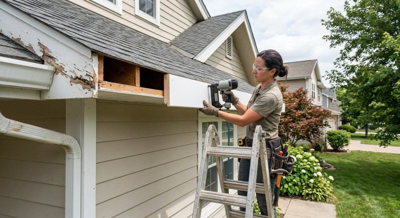 Metal Fascia Repair in Olathe, KS